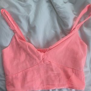 Pink Cropped Top